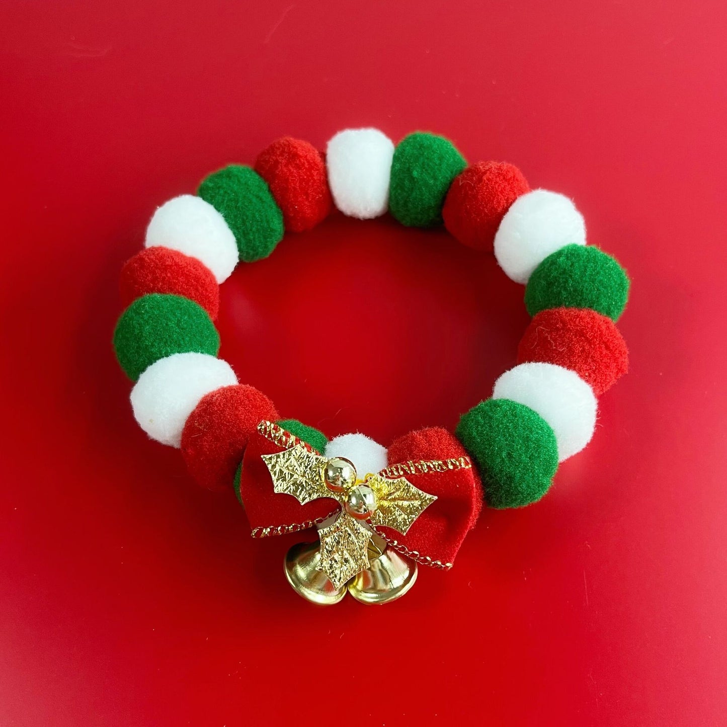 Pet Plush Ball Collar