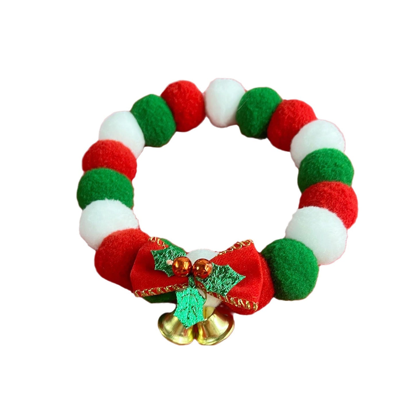 Pet Plush Ball Collar