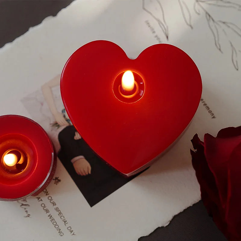 Valentine’s Day Love Heart Scented Candle – Romantic Aromatherapy Gift & Home Décor