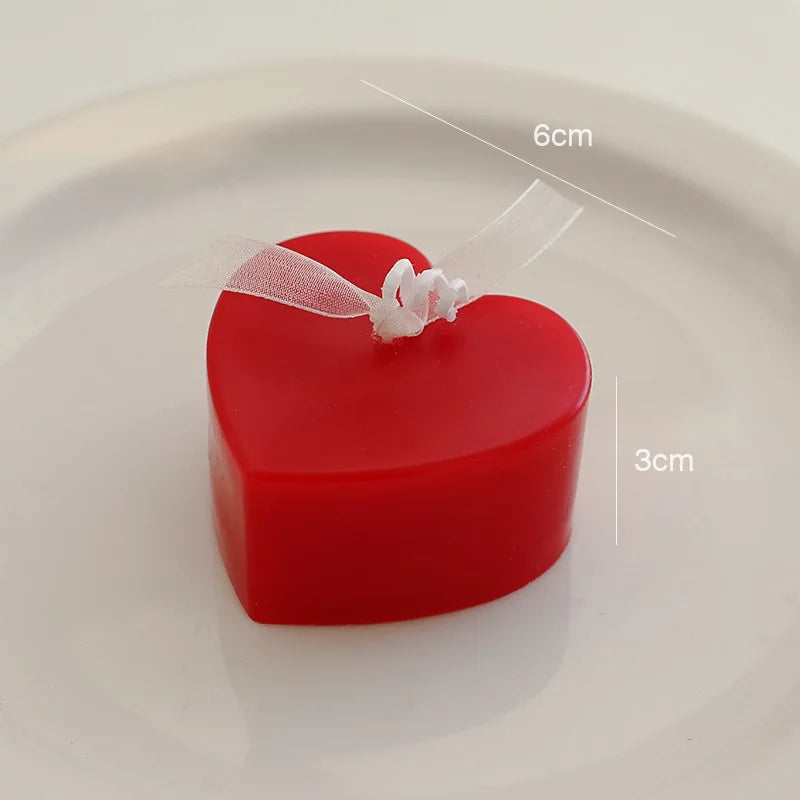 Valentine’s Day Love Heart Scented Candle – Romantic Aromatherapy Gift & Home Décor