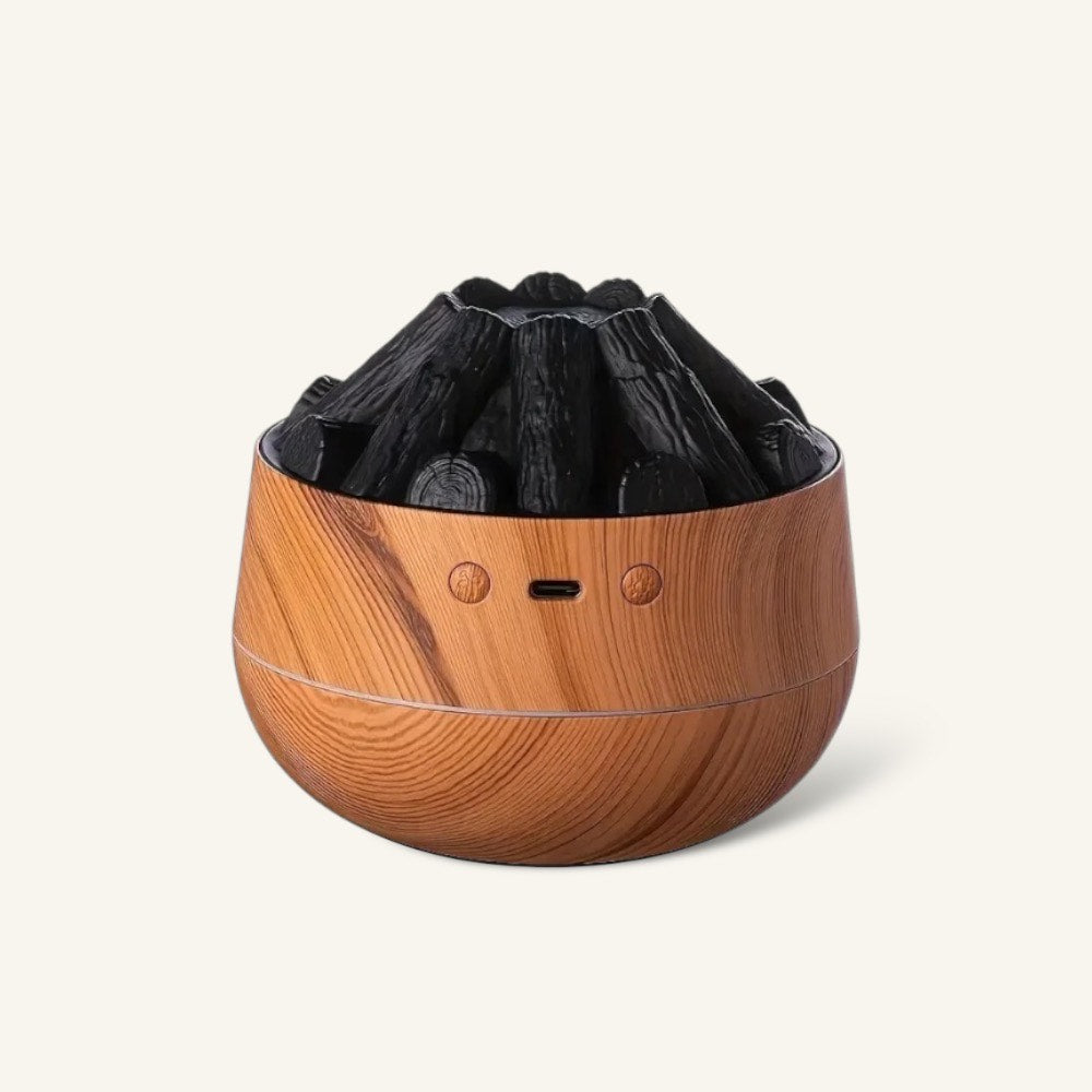 Portable Charcoal Humidifier - 300ML USB Desktop Humidifier for Home & Office