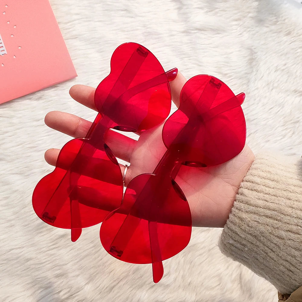 New Love Heart Shaped Glasses Headband Valentines Day Gifts Marrige Wedding Bachelor Party Decoration Hair Accessories