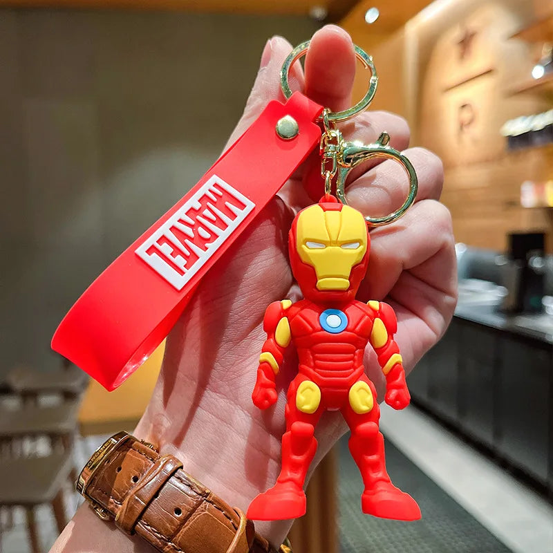 Marvel Avengers Keychain – Spider-Man, Captain America, Hulk Car Key Ring Pendant for Boys