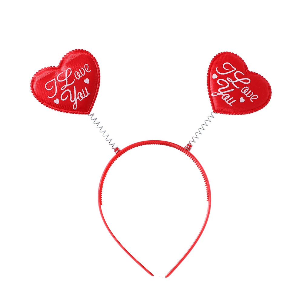 New Love Heart Shaped Glasses Headband Valentines Day Gifts Marrige Wedding Bachelor Party Decoration Hair Accessories