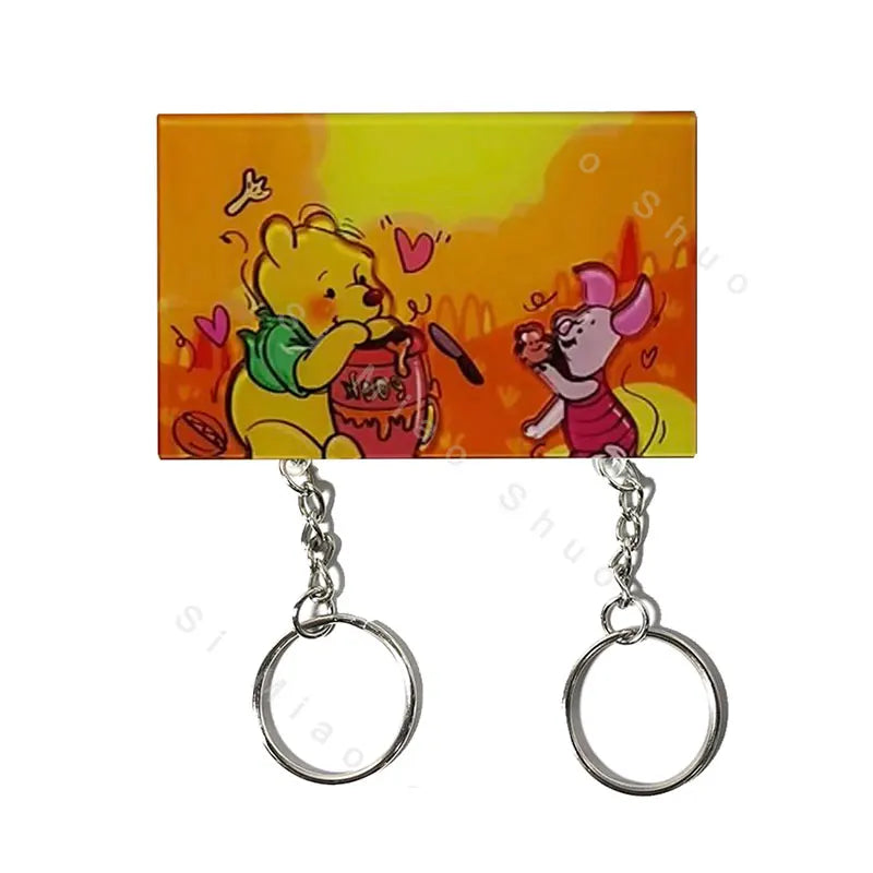 Wall-Mounted Key Holder with Couple Keychains – "Up" Movie-Inspired Jigsaw Key Ring Hanger, Perfect Christmas Gift
