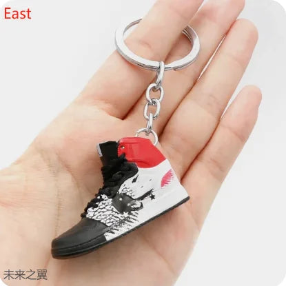 AJ4 3D Sneaker Keychain – Mini Shoe Pendant for Bags and Gifts for Kids