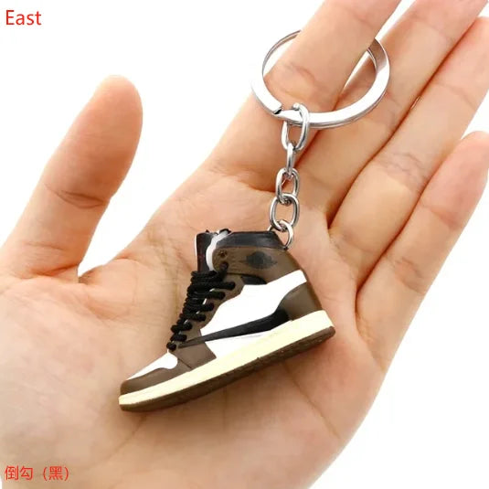 AJ4 3D Sneaker Keychain – Mini Shoe Pendant for Bags and Gifts for Kids
