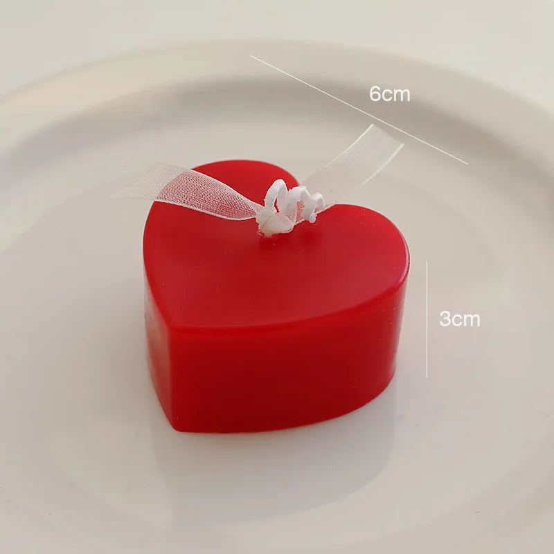 Valentine’s Day Love Heart Scented Candle – Romantic Aromatherapy Gift & Home Décor