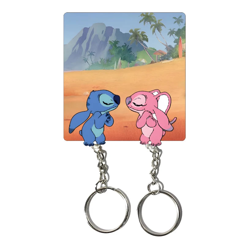 Wall-Mounted Key Holder with Couple Keychains – "Up" Movie-Inspired Jigsaw Key Ring Hanger, Perfect Christmas Gift