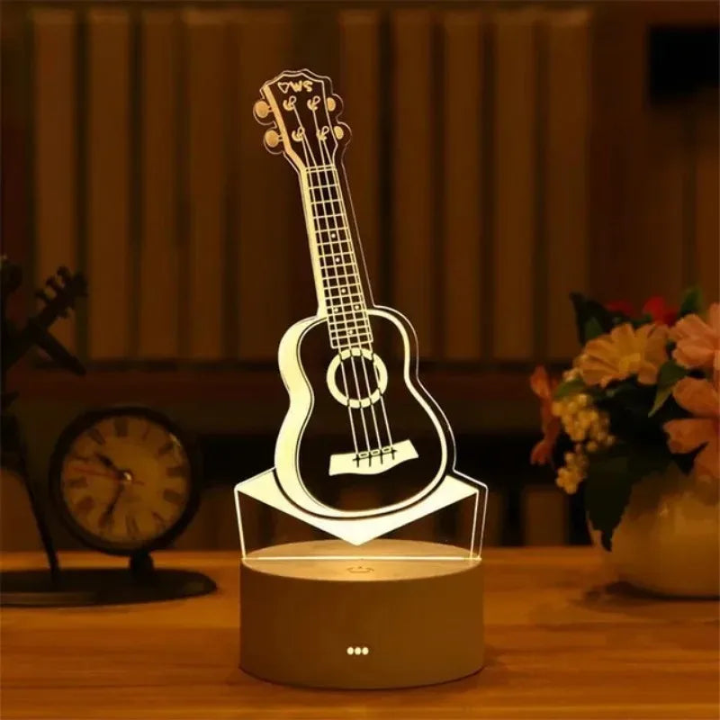 Romantic Love 3D Acrylic LED Lamp – Night Light for Home, Valentine’s Day Decor