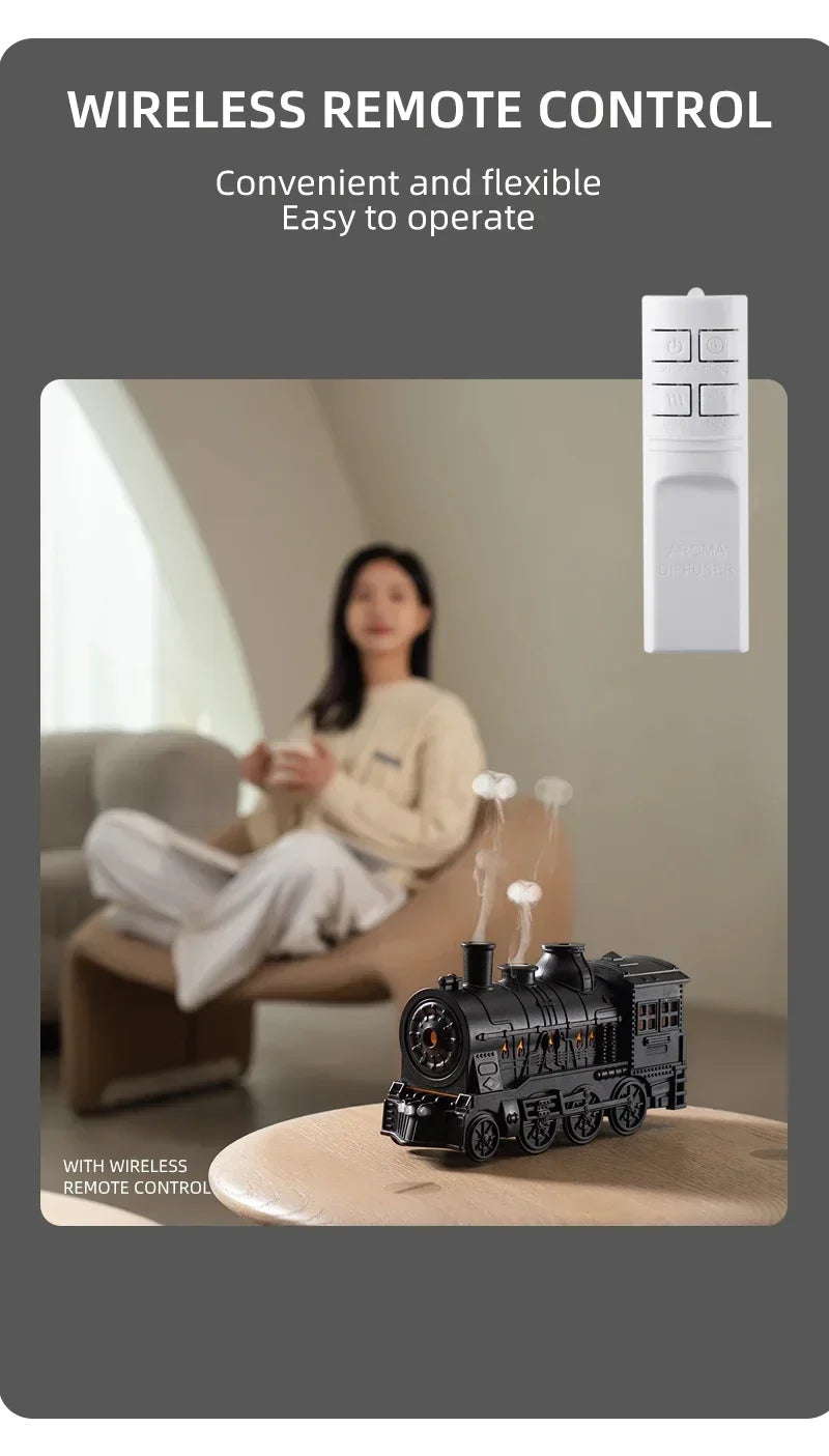 LED Train Aromatherapy Humidifier