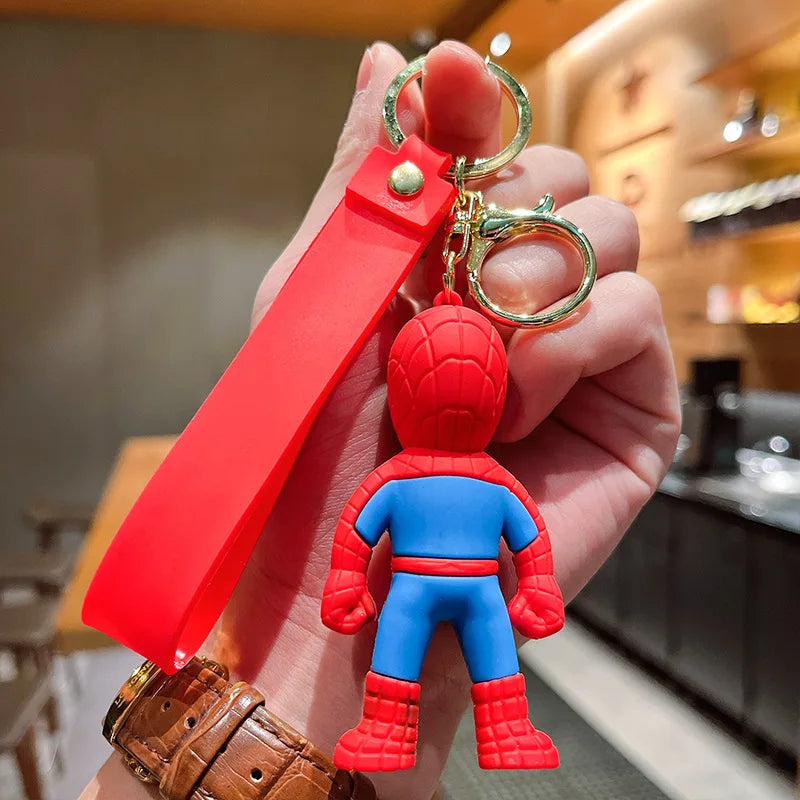 Marvel Avengers Keychain – Spider-Man, Captain America, Hulk Car Key Ring Pendant for Boys