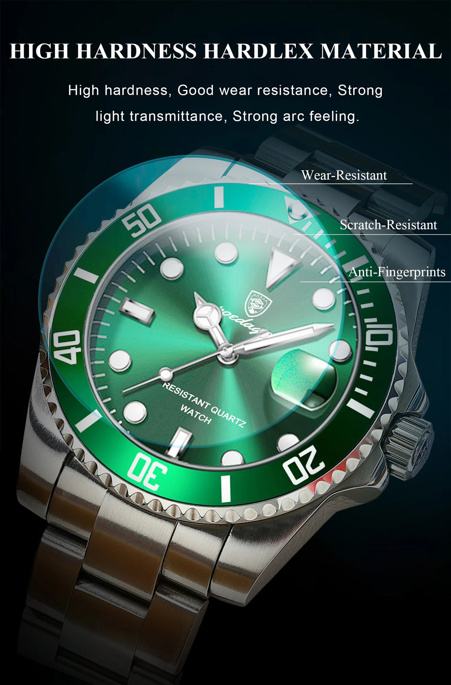 POEDAGAR Luxury Men Watch Casual Waterproof Luminous Date Men's Quartz Wristwatch High Quality Stainless Steel Man Watches Reloj