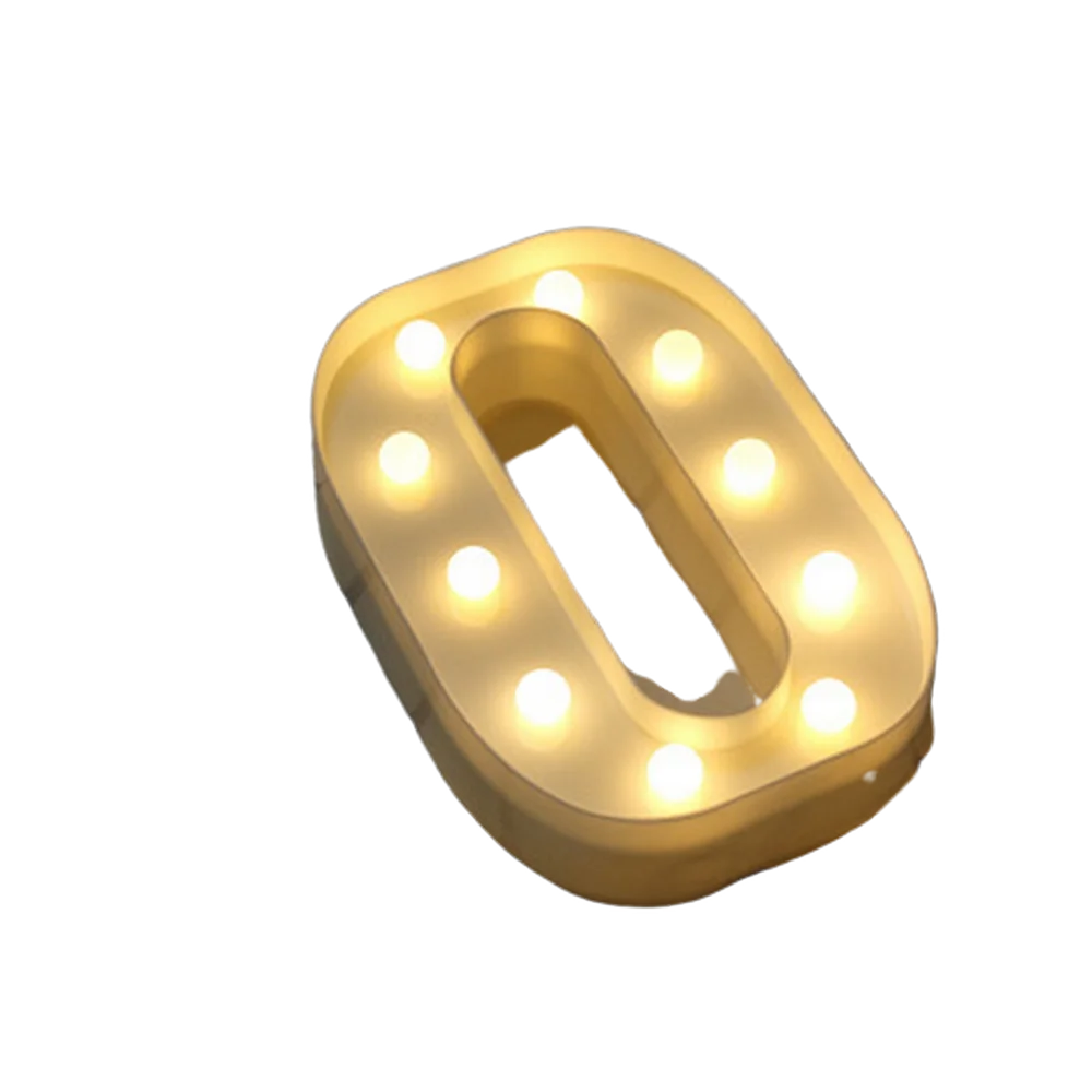 Luminous Alphabet & Number LED Lamp – Decorative Night Light for Birthdays, Weddings, Valentine’s Day, and Parties