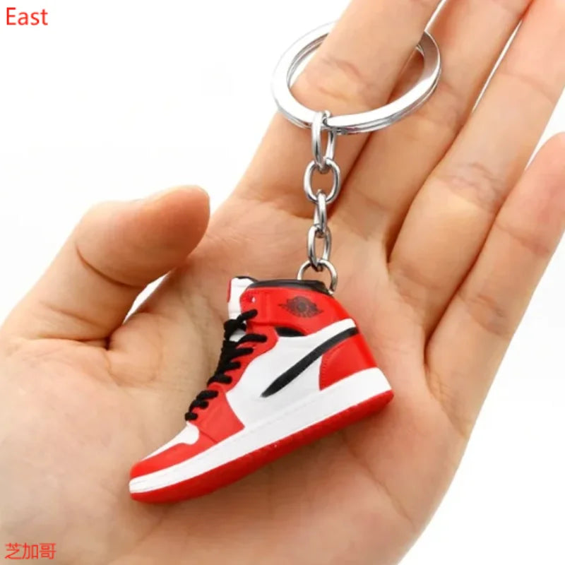 AJ4 3D Sneaker Keychain – Mini Shoe Pendant for Bags and Gifts for Kids