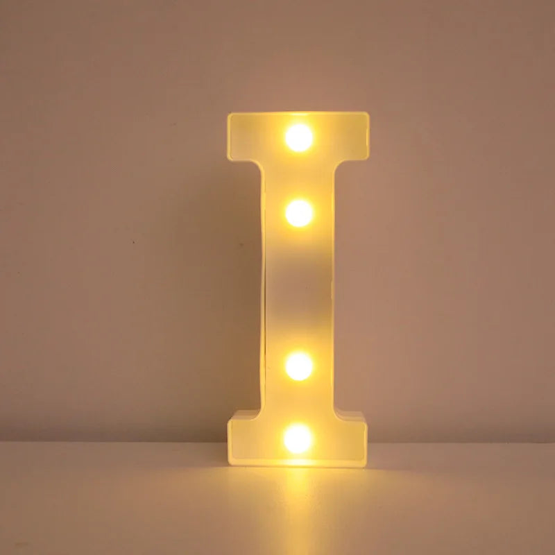 Valentine's Day Decorative Heart Letter LED Light – Romantic Wedding & Engagement Table Ornament