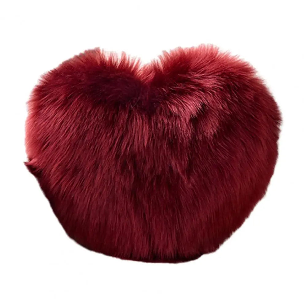 Heart-Shaped Decorative Pillow Cover – Soft, Reusable Cushion Cover with Invisible Zipper