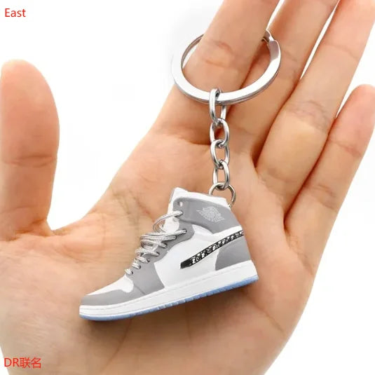 AJ4 3D Sneaker Keychain – Mini Shoe Pendant for Bags and Gifts for Kids