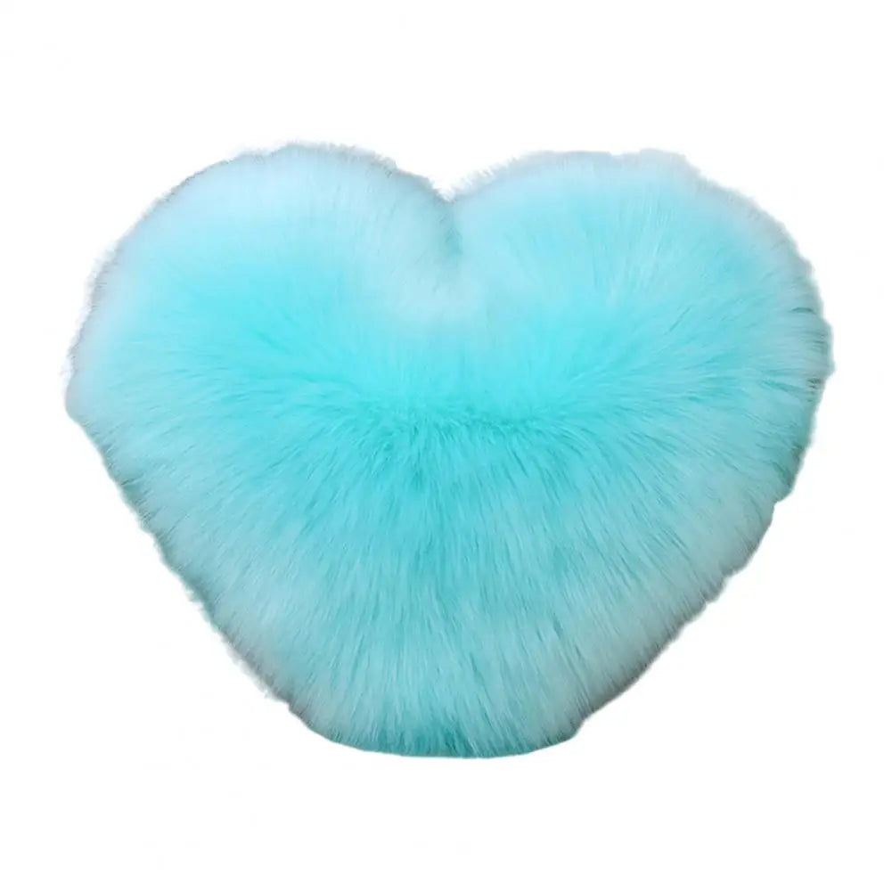 Heart-Shaped Decorative Pillow Cover – Soft, Reusable Cushion Cover with Invisible Zipper