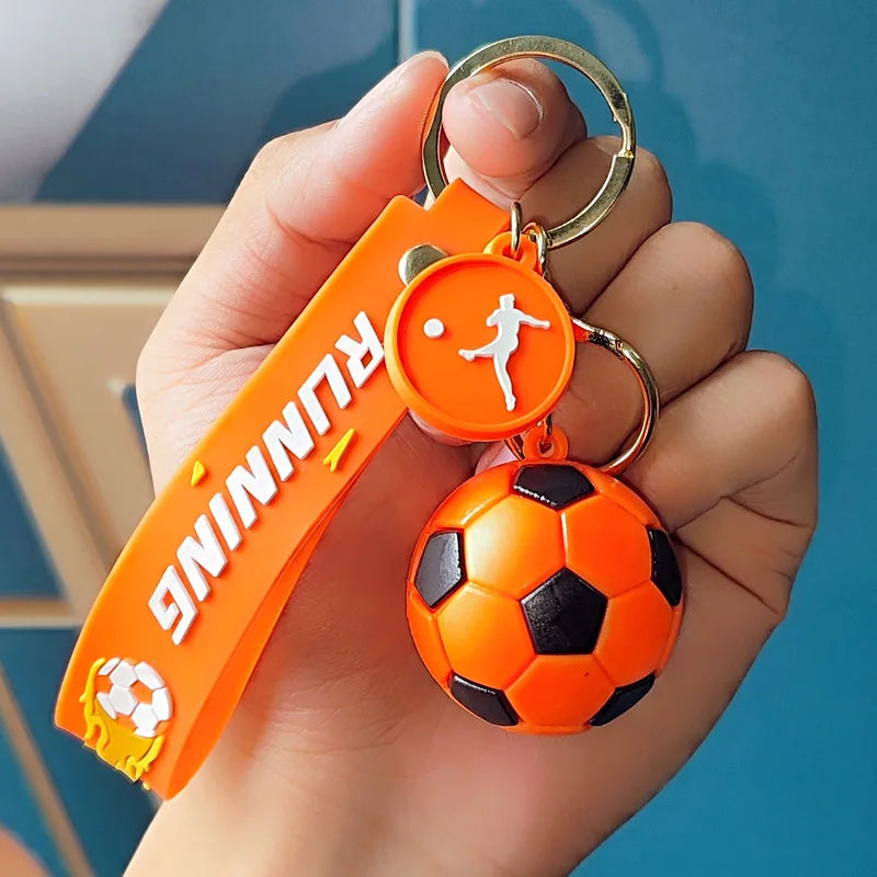 Football Fan Keychain Pendant – Stylish Backpack and Car Accessory for Men and Women