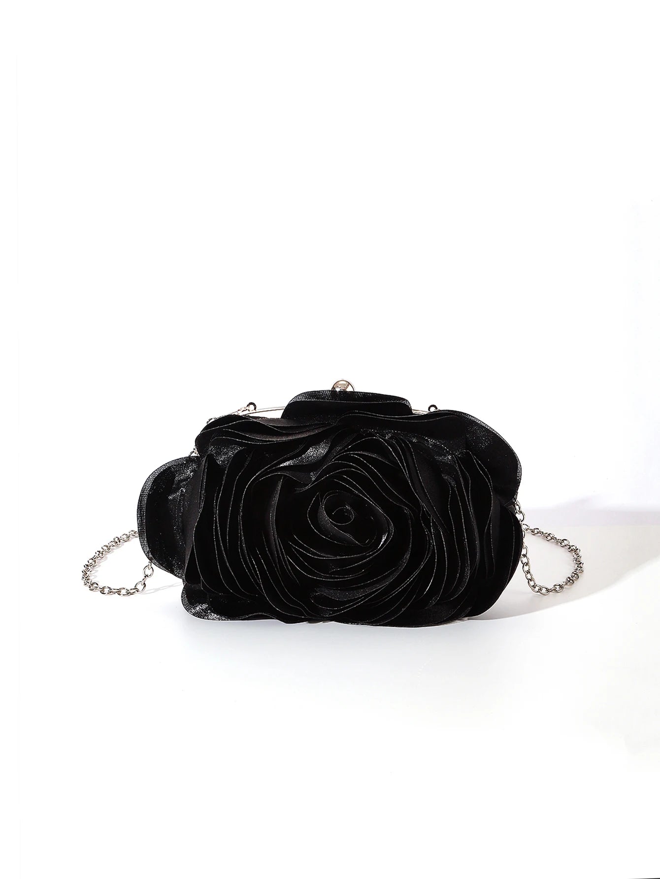 Vintage Rose Flower Evening Clutch – Bridal Floral Handbag for Weddings and Parties
