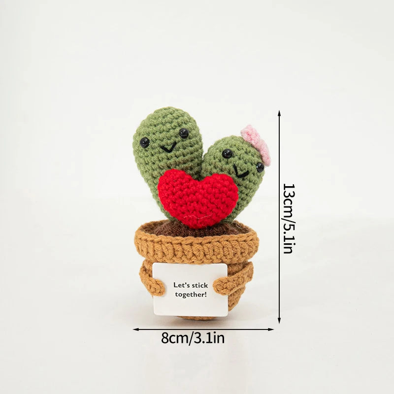 Hand-Knitted Sunflower Crochet Flower - Home Decoration