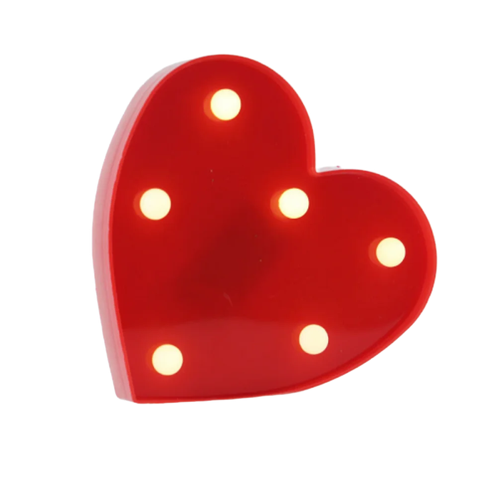 Luminous Alphabet & Number LED Lamp – Decorative Night Light for Birthdays, Weddings, Valentine’s Day, and Parties