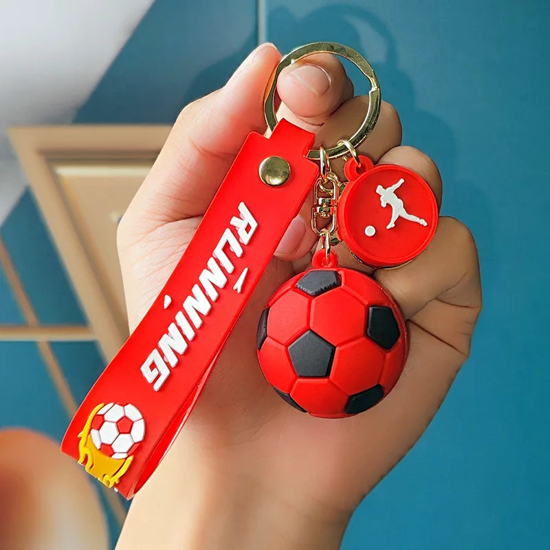 Football Fan Keychain Pendant – Stylish Backpack and Car Accessory for Men and Women