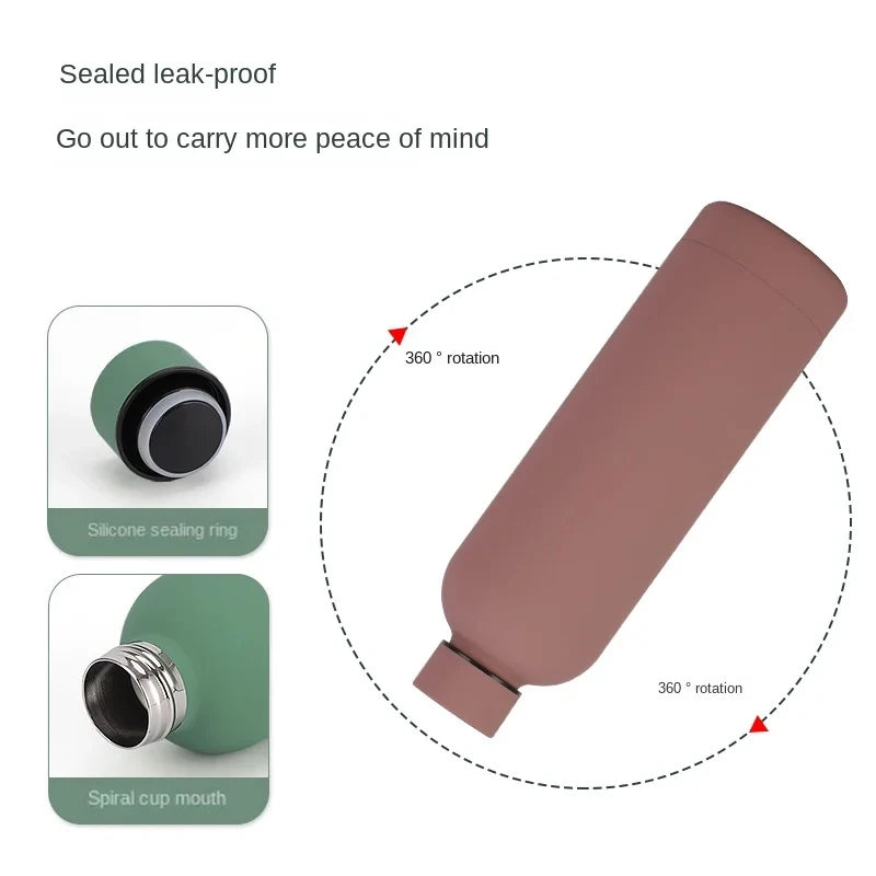 ThermoShield 500/750ML Leak-Proof Stainless Steel Thermos – Portable Insulated Bottle for Hot & Cold Beverages