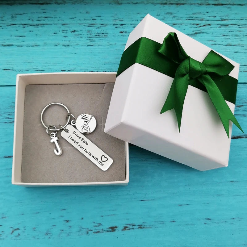 Drive Safe Keychain New Driver Keyring Boyfriend Gift Couple Gift for Girlfriend Husband Wife