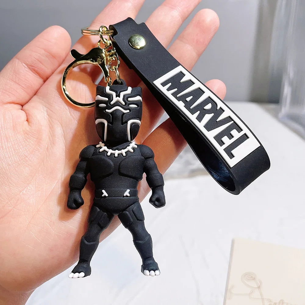 Marvel Avengers Keychain – Spider-Man, Captain America, Hulk Car Key Ring Pendant for Boys