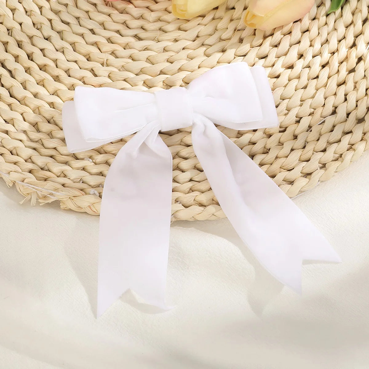 Velvet Bow Hair Clips – Elegant Barrettes for Women & Girls, Fashion Ribbon Hair Accessories
