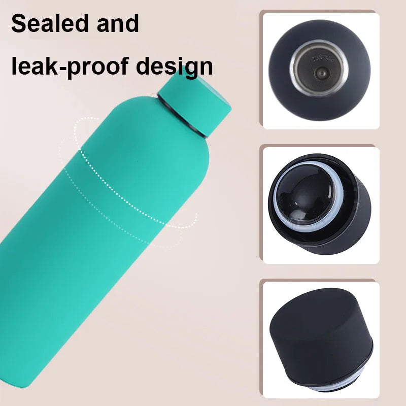 ThermoShield 500/750ML Leak-Proof Stainless Steel Thermos – Portable Insulated Bottle for Hot & Cold Beverages