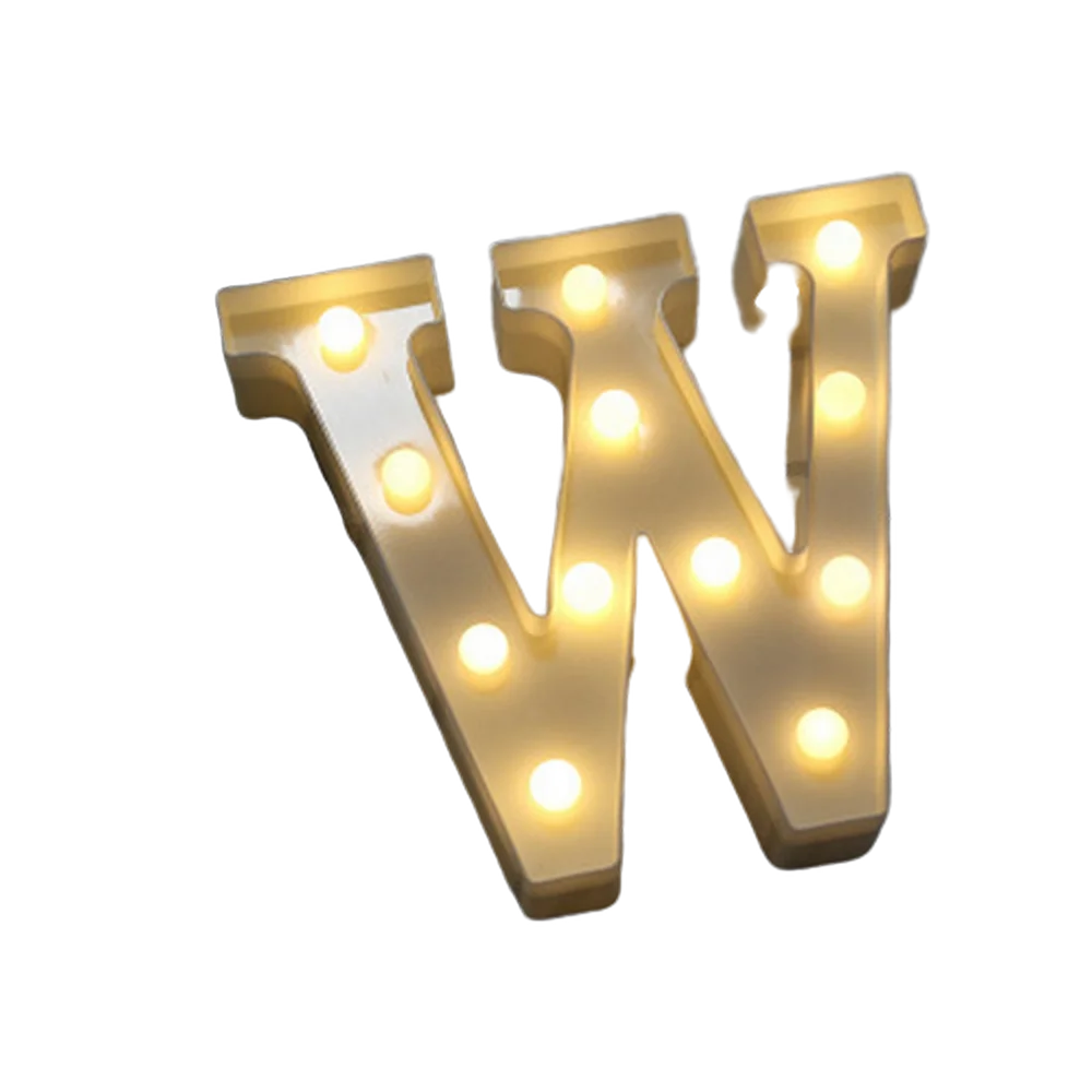 Luminous Alphabet & Number LED Lamp – Decorative Night Light for Birthdays, Weddings, Valentine’s Day, and Parties