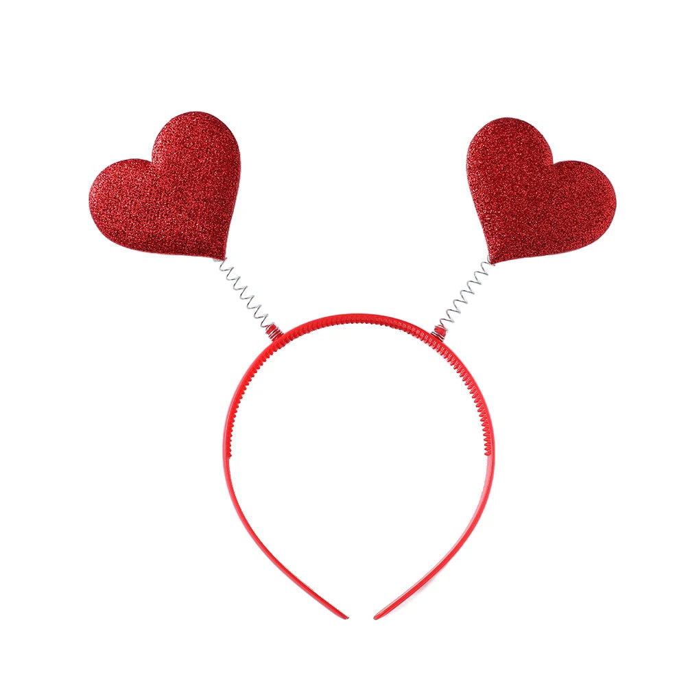 New Love Heart Shaped Glasses Headband Valentines Day Gifts Marrige Wedding Bachelor Party Decoration Hair Accessories