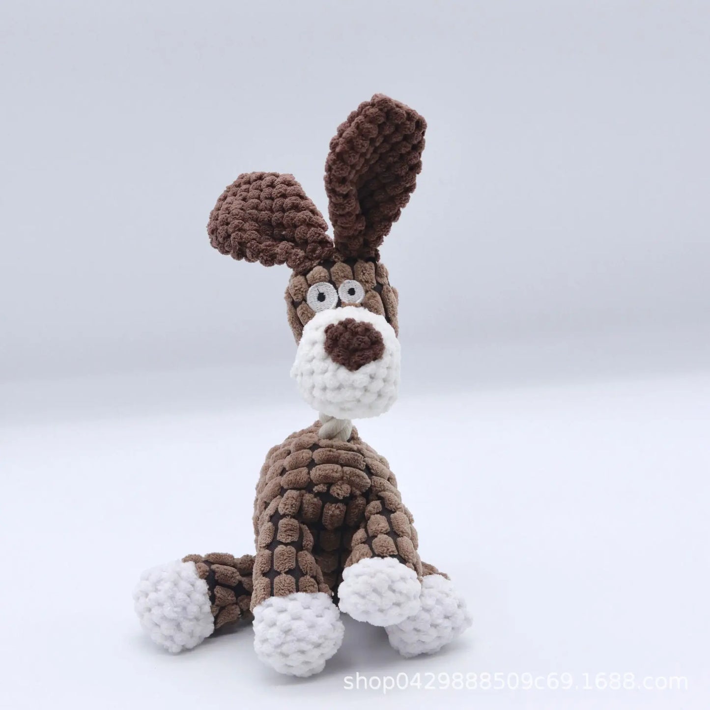 Donkey Dog Squeak Toy – Plush Cartoon Animal Sounding Toy for Small Dogs