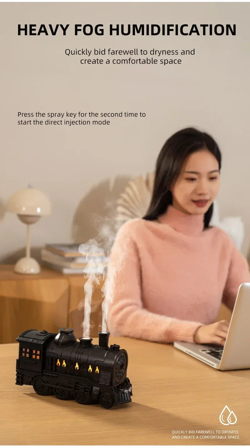LED Train Aromatherapy Humidifier