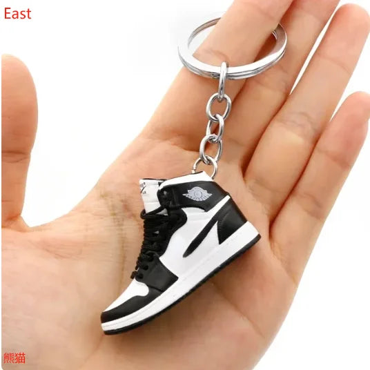 AJ4 3D Sneaker Keychain – Mini Shoe Pendant for Bags and Gifts for Kids