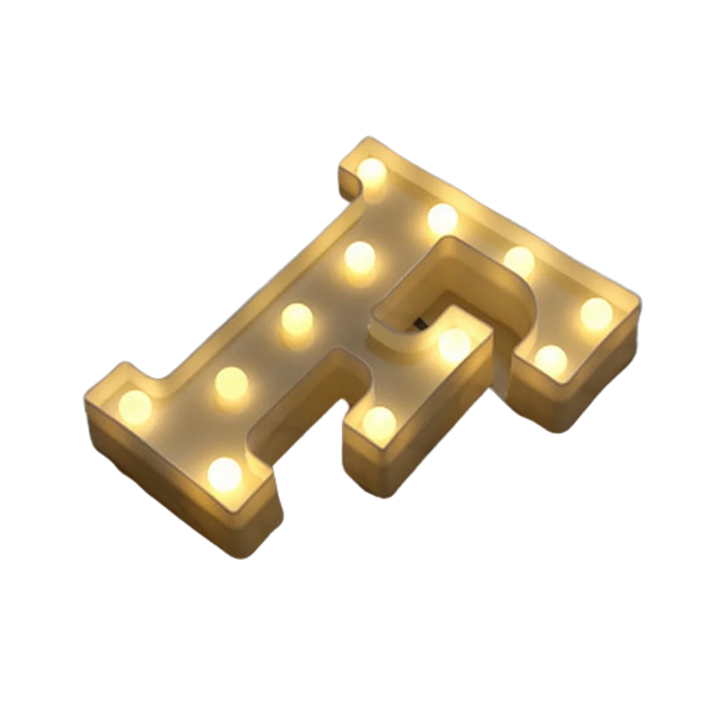Luminous Alphabet & Number LED Lamp – Decorative Night Light for Birthdays, Weddings, Valentine’s Day, and Parties