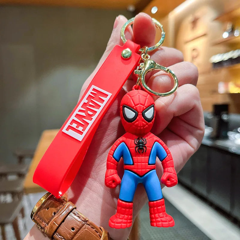 Marvel Avengers Keychain – Spider-Man, Captain America, Hulk Car Key Ring Pendant for Boys
