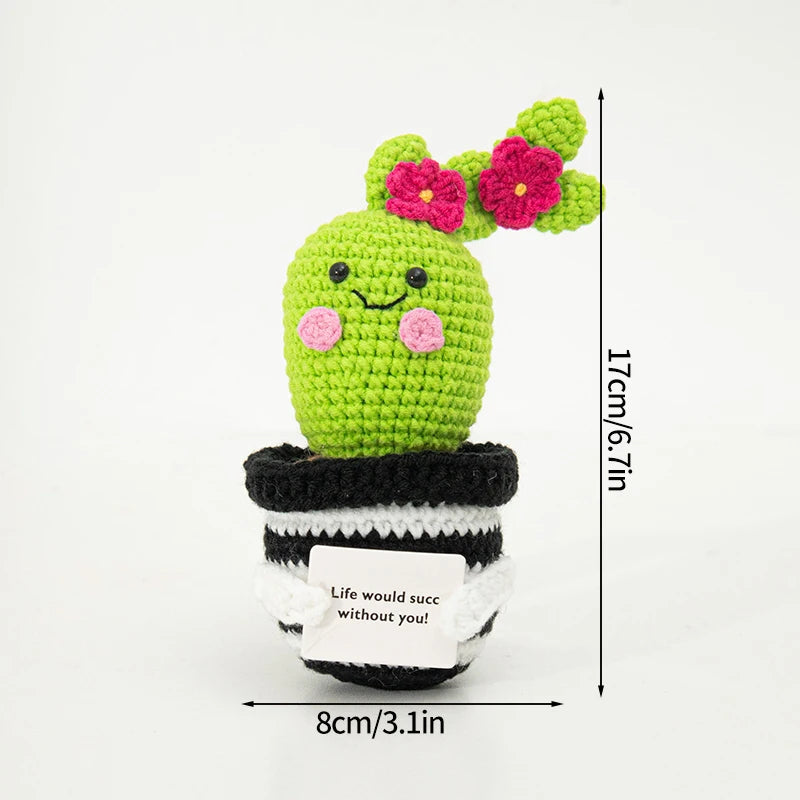 Hand-Knitted Flower Bouquet Crochet Flower - Home Decoration