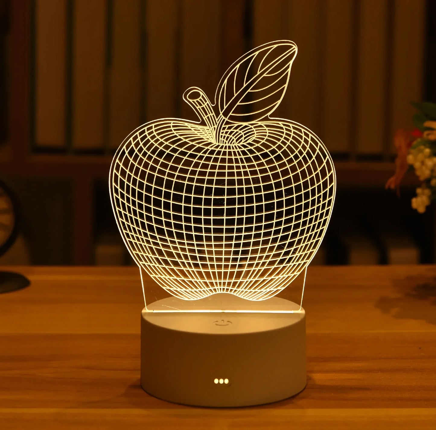 Romantic Love 3D Acrylic LED Lamp – Night Light for Home, Valentine’s Day Decor
