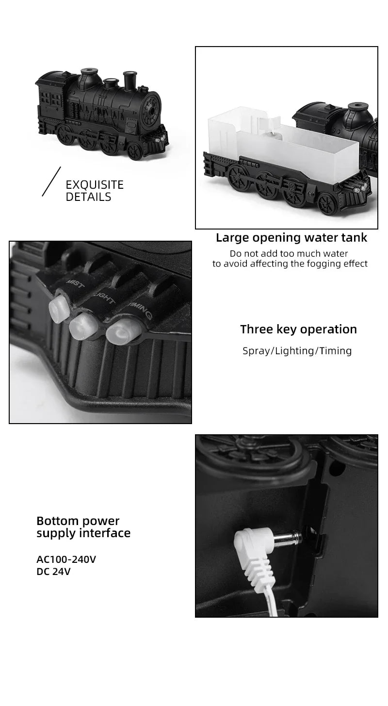 LED Train Aromatherapy Humidifier