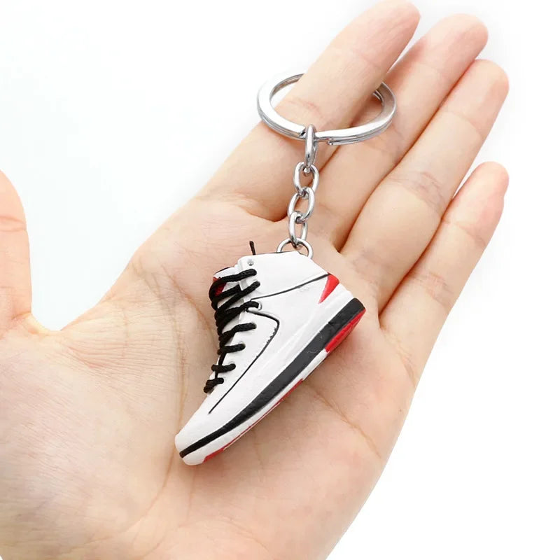 AJ4 3D Sneaker Keychain – Mini Shoe Pendant for Bags and Gifts for Kids