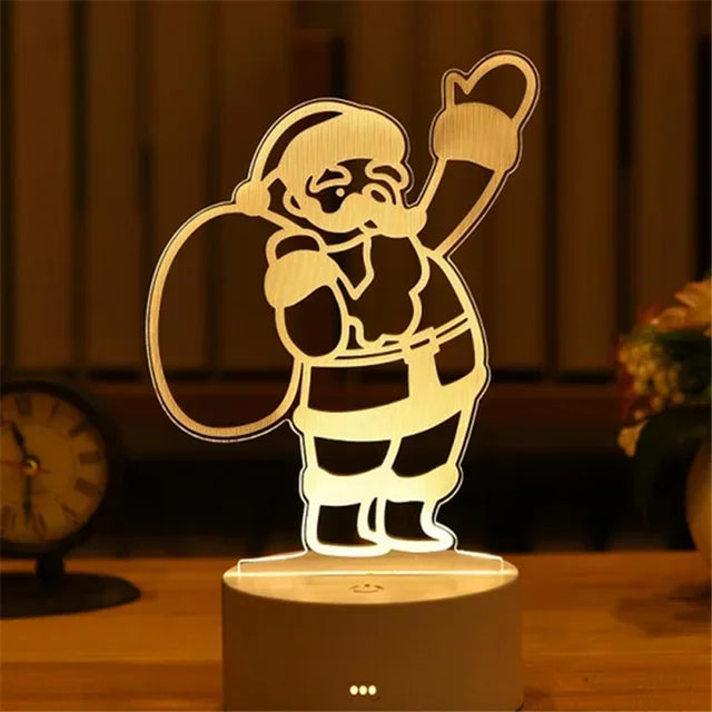Romantic Love 3D Acrylic LED Lamp – Night Light for Home, Valentine’s Day Decor