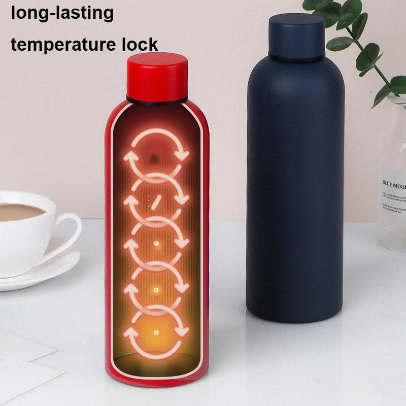 ThermoShield 500/750ML Leak-Proof Stainless Steel Thermos – Portable Insulated Bottle for Hot & Cold Beverages