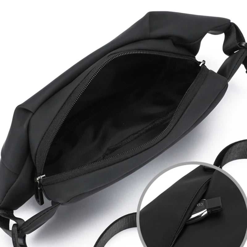 Men’s Minimalist Waterproof Waist Bag – Outdoor Sports Fanny Pack for Running, Jogging, and Travel