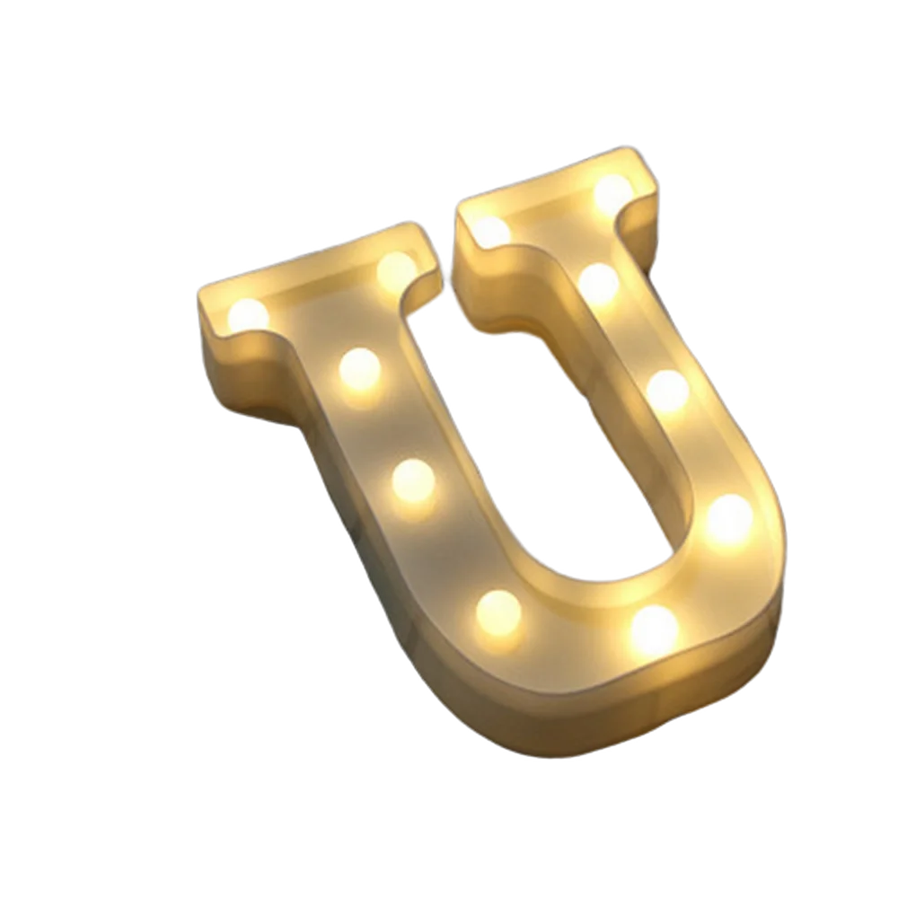 Luminous Alphabet & Number LED Lamp – Decorative Night Light for Birthdays, Weddings, Valentine’s Day, and Parties