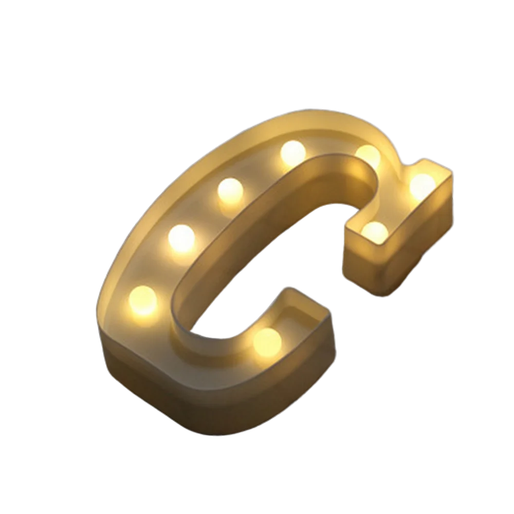 Luminous Alphabet & Number LED Lamp – Decorative Night Light for Birthdays, Weddings, Valentine’s Day, and Parties