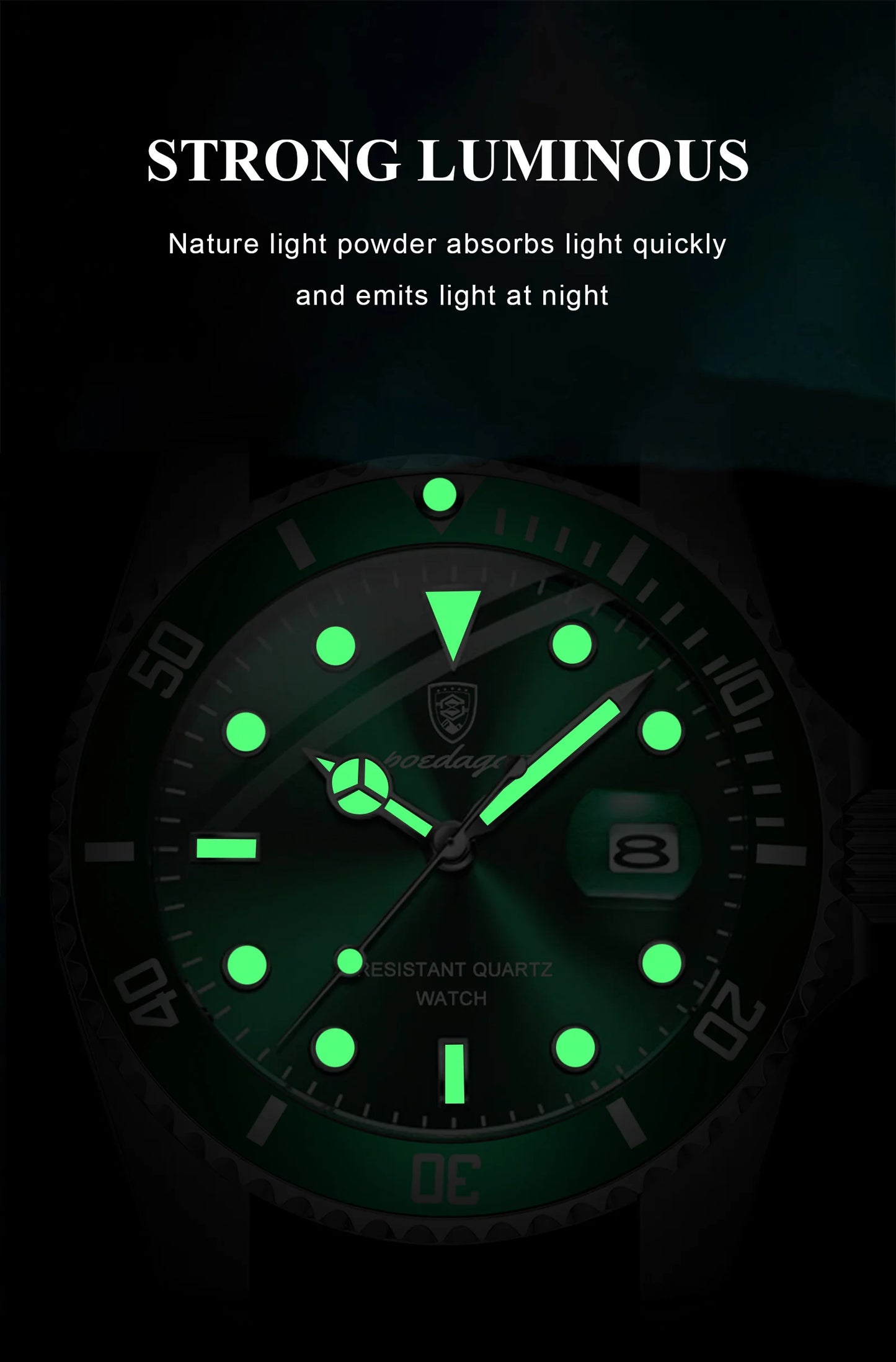 POEDAGAR Luxury Men Watch Casual Waterproof Luminous Date Men's Quartz Wristwatch High Quality Stainless Steel Man Watches Reloj